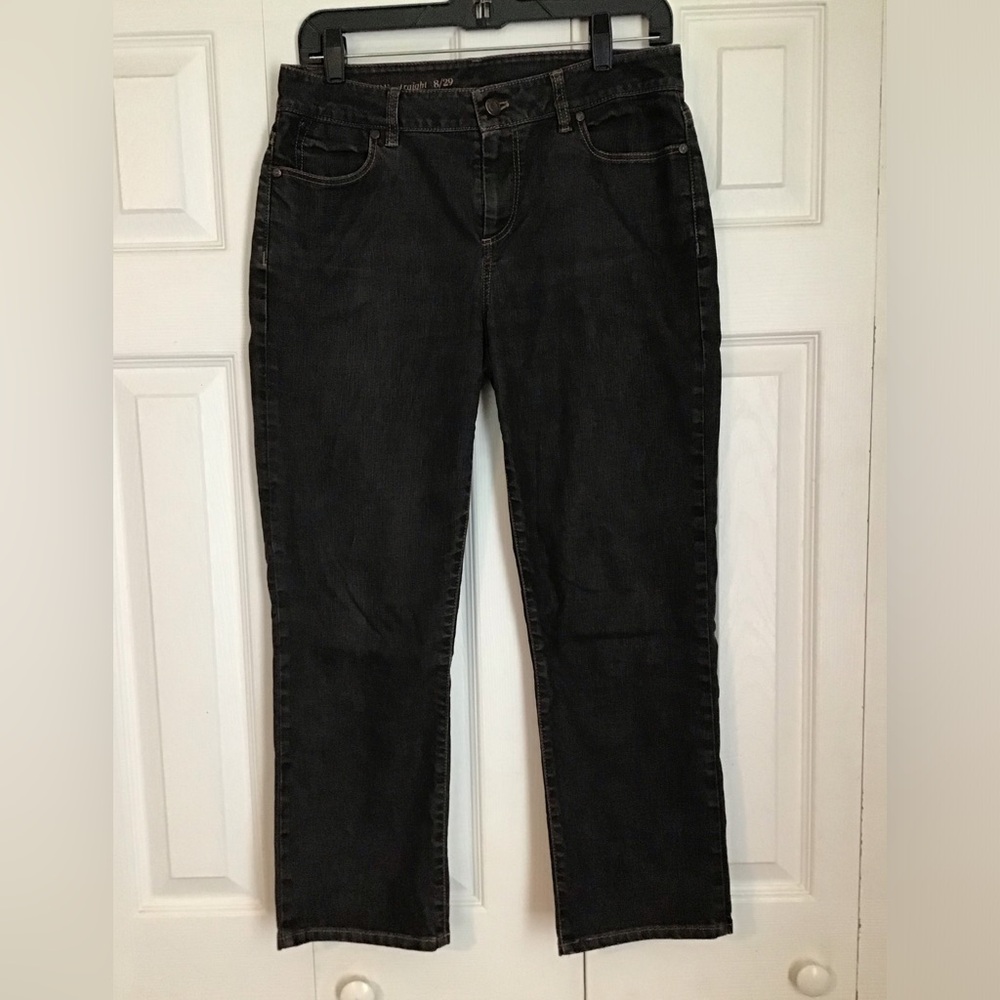Talbots Womens Signature Ankle straight Jeans Sz 8